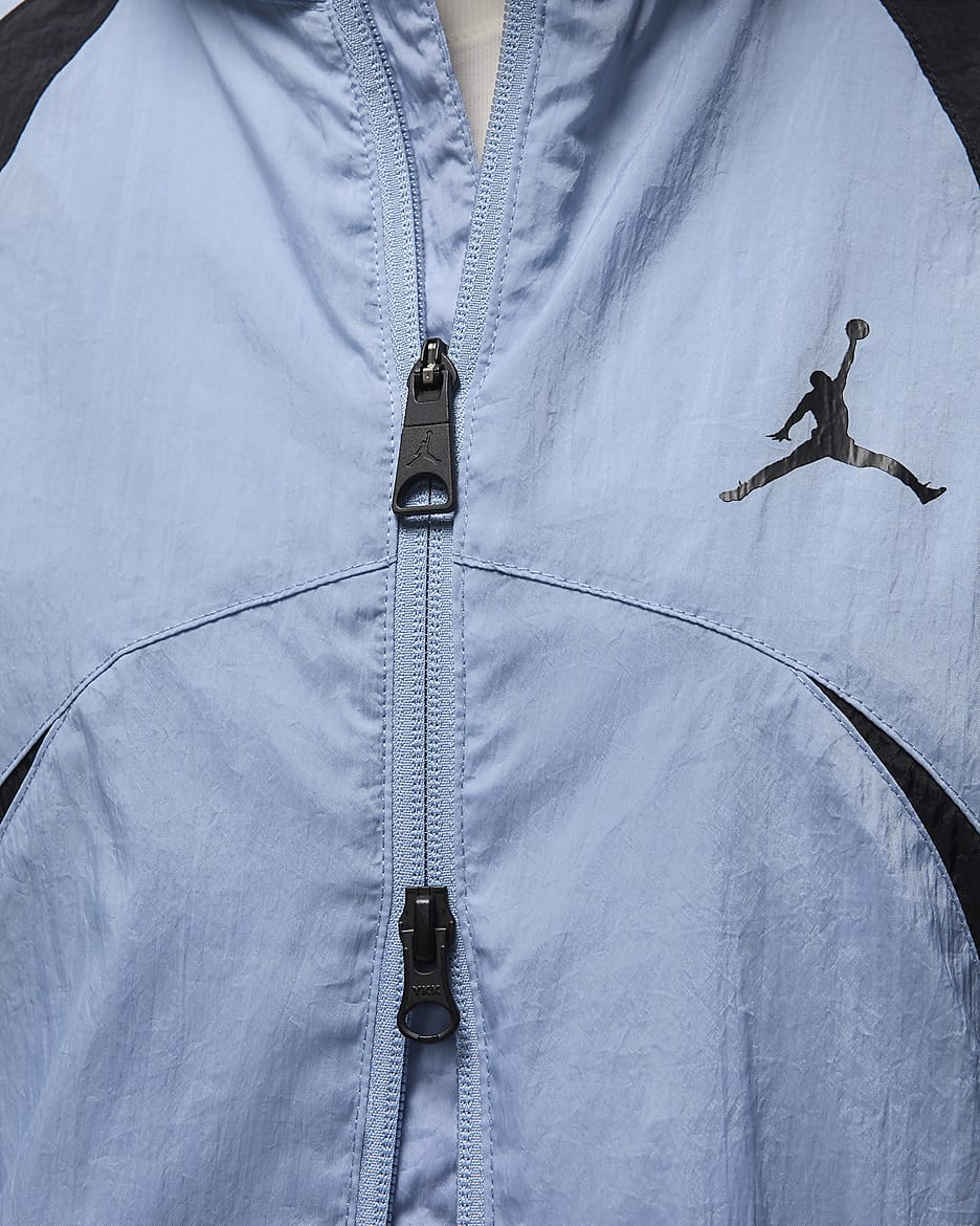 Blue jordan windbreaker deals